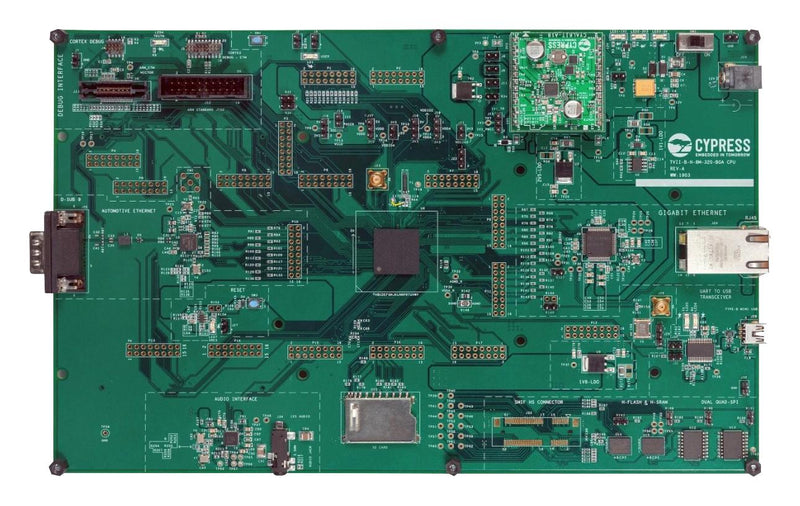 INFINEON CYTVII-B-H-8M-320-CPU Evaluation Board, CYT4BFCC, Traveo II Family, ARM Cortex-M0+, Cortex-M7F, 32bit SP005664369
