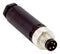 SICK STE-0804-G Sensor Connector, M8, Male, 4 Positions, Screw Pin, Straight Cable Mount