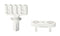 PANDUIT QB-FN1-Q Harness Board Nail Holder, For 25.4 mm L Harness Board Nails, White, Quick-Build