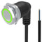EAO 82-665C.2134 Vandal Resistant Switch, Ring Illuminated, 24V LED, 82 Series, 22 mm, SPDT, Maintained