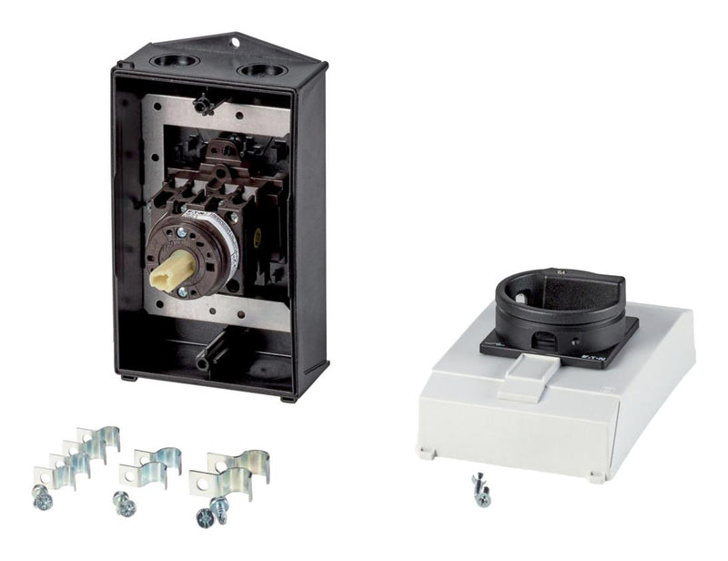 EATON MOELLER T0-2-15679/I2H/MBS/SVB-SW Rotary Switch, Main, 2 Position, 3 Pole, 90 &deg;, 20 A, 690 V, T0 Series