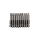 MULTICOMP PRO MP012264 Slotted Bit, 10 Pieces of Slotted Driver Bits, SL5.5, 50mm, S2
