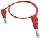 MUELLER ELECTRIC 22.451-1.5M-2 Banana Test Lead, 4mm Retractable Banana Plug, Shrouded, 4mm Retractable Banana Plug, Shrouded