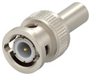 TE CONNECTIVITY 2476195-1 RF / Coaxial Connector, BNC Coaxial, Straight Plug, Crimp, 50 ohm, RG58, RG141, LMR195, Brass