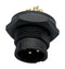 NORCOMP 869-04A-103R001. CIRCULAR CONNECTOR, PLUG, 4POS, SOLDER