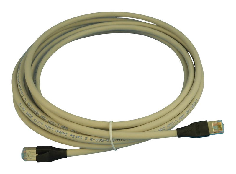 L-COM TRD855SIG-15 TRD855SIG-15 Ethernet Cable Cat5e RJ45 Plug to Sstp (Screened Shielded Twisted Pair) Grey 4.6 m New