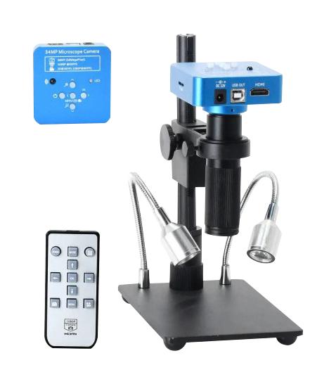 FORTEX HD5-MIC Digital Microscope, Circuit Board Inspection Industry, 51 Mega Pixel, 0.7x to 4.5x, 95 mm