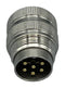 NORCOMP 878-008-103RLS1 CIRCULAR CONNECTOR, PLUG, 8POS, SOLDER