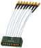 HUBER+SUHNER MF53/1X8A_21MXP/21SMA/152 RF / Coaxial Cable Assembly, MXP Jack to SMA Jack x 8, MULTIFLEX 53, 50 ohm, 6 ", 152 mm, Blue