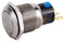 MULTICOMP PRO MPF24S1-12G30NFS000 Vandal Resistant Switch, MPF Series, 19 mm, SPST-NO, SPST-NC, Momentary, Round Flush, Natural
