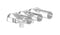 DIALIGHT 515-1069F Light Pipe, 13.06 mm, 3 Pipes, Circular, Press Fit, Transparent, Optopipe 515 Series