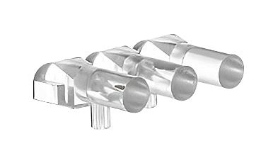 DIALIGHT 515-1069F Light Pipe, 13.06 mm, 3 Pipes, Circular, Press Fit, Transparent, Optopipe 515 Series