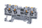 ALTECH CP2.5/4 TERMINAL BLOCK, DIN RAIL, 4POS, 1KV, 24A