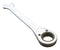 GEDORE 2297051 Ratchet Spanner, Combination, 8 mm AF Size, 141 mm Length, 13&deg; Ring Offset, Chrome Vanadium Steel
