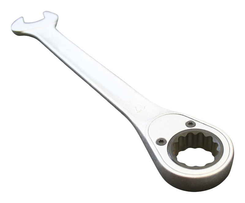 GEDORE 2297051 Ratchet Spanner, Combination, 8 mm AF Size, 141 mm Length, 13&deg; Ring Offset, Chrome Vanadium Steel