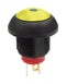 MULTICOMP PRO MPP12-6B205MM1CAS05L07 Pushbutton Switch, Blue-Illuminated, MP Pushbutton Switches Round-Flat, 13.6 mm, SPST, Off-(On)