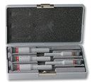 FACOM AEF.J2 Screwdriver Set, Slotted Head, with Case, 5-Piece