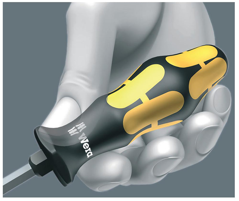WERA 05017052001 Screwdriver, Pozidriv, PZ2, 100 mm Blade, 205 mm Overall