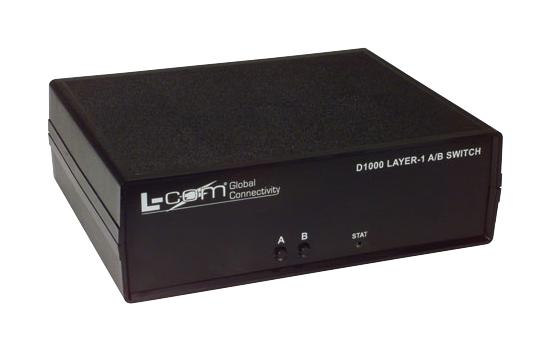 L-COM LC-SNSW-C6-L Switch, 3 Ports, Gigabit Ethernet, Desktop, RJ45 x 3, 10Mbps, 100Mbps, 1Gbps, 10Gbps