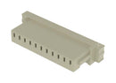 SAMTEC ISS1-11 Connector Housing, White Nylon, 1Row, MicroMate ISS1 Series, Receptacle, 11 Ways, 2.54 mm