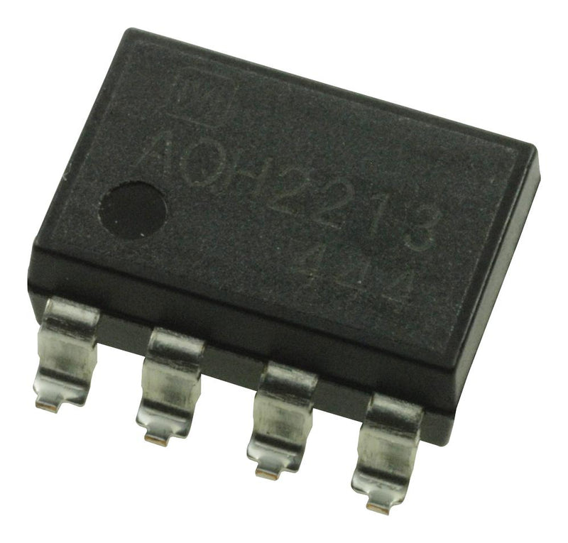 PANASONIC AQH1213AX Solid State Relay, SPST-NO, 600 mA, 600 VAC, Surface Mount, Gull Wing, Zero Crossing