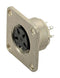 AMPHENOL SINE/TUCHEL C09131T0071002 Circular Connector, C091D Series, Panel Mount Receptacle, 7 Contacts, Solder Socket, Threaded