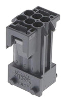 AMP - TE CONNECTIVITY 2-962349-1 Automotive Connector Housing, Grey, Timer Connector System, Plug, 6 Ways
