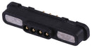 EDAC 685L0421250110E Magnetic Connector, 4 Contacts, Plug, Straight, 1.8 mm, 2 A, Black