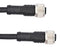 AMPHENOL LTW M12A04FL-12AFL-SB001 Sensor Cable, M12 Plug, M12 Plug, 4 Positions, 1 m, 3.3 ft, M Series