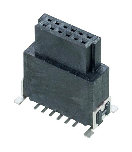 HARWIN M55-6021242R PCB Receptacle, Board-to-Board, 1.27 mm, 2 Rows, 12 Contacts, Surface Mount, Kontrol M55 Series