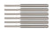 MULTICOMP PRO MP013702 Pin Punch Set, Parallel, S2 Steel, 105 mm L, 6 Pieces