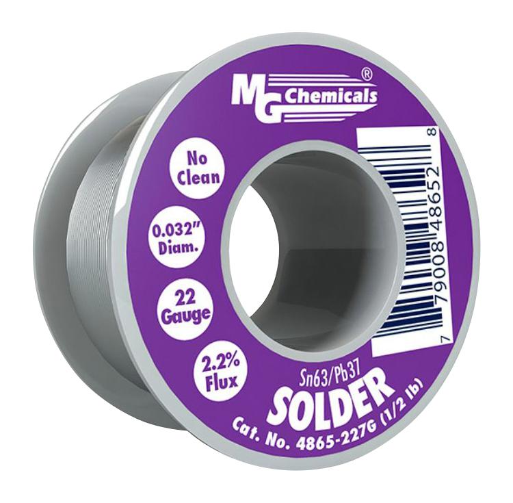 MG CHEMICALS 4888-227G SOLDER WIRE, 63/37 SN/PB, 227G