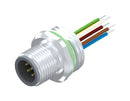 AMPHENOL CONEC 43-01011 Sensor Cable, A Coded, M12 Plug, Free End, 8 Positions, 500 mm, 19.7 "