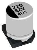 PANASONIC EEHZV1V151P Hybrid Aluminium Electrolytic Capacitor, 150 &micro;F, &plusmn; 20%, 35 V, Radial Can - SMD, 0.016 ohm