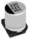 PANASONIC EEHZV1J470P Hybrid Aluminium Electrolytic Capacitor, 47 &micro;F, &plusmn; 20%, 63 V, Radial Can - SMD, 0.022 ohm