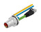 AMPHENOL CONEC 57-22002 Circular Cable Assembly, 3P+4S, Circular Receptacle to RJ45 Plug, 7 Ways, 6.6 ft, 2 m