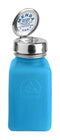 MENDA 35285 Dispensing Bottle, Dissipative, ESD, Pure Touch Pump, Blue, 180ml DurAstatic Series