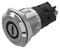EAO 82-5152.1000.B001 Vandal Resistant Switch, On/Off, 82 Series, 19 mm, SPDT, Momentary, Round Flat Flush, Natural