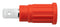 SCHUTZINGER SEPB 7090 NI / RT Banana Test Connector, Jack, Panel Mount, 24 A, 1 kV, Nickel Plated Contacts, Red