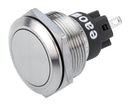 EAO 82-6651.2000 Vandal Resistant Switch, 316L Stainless Steel, Series 82, 22 mm, SPDT, Maintained, Round, Natural