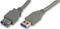 PRO SIGNAL CAC250037 LEAD, USB3.0 A MALE-A FEMALE 3M GREY