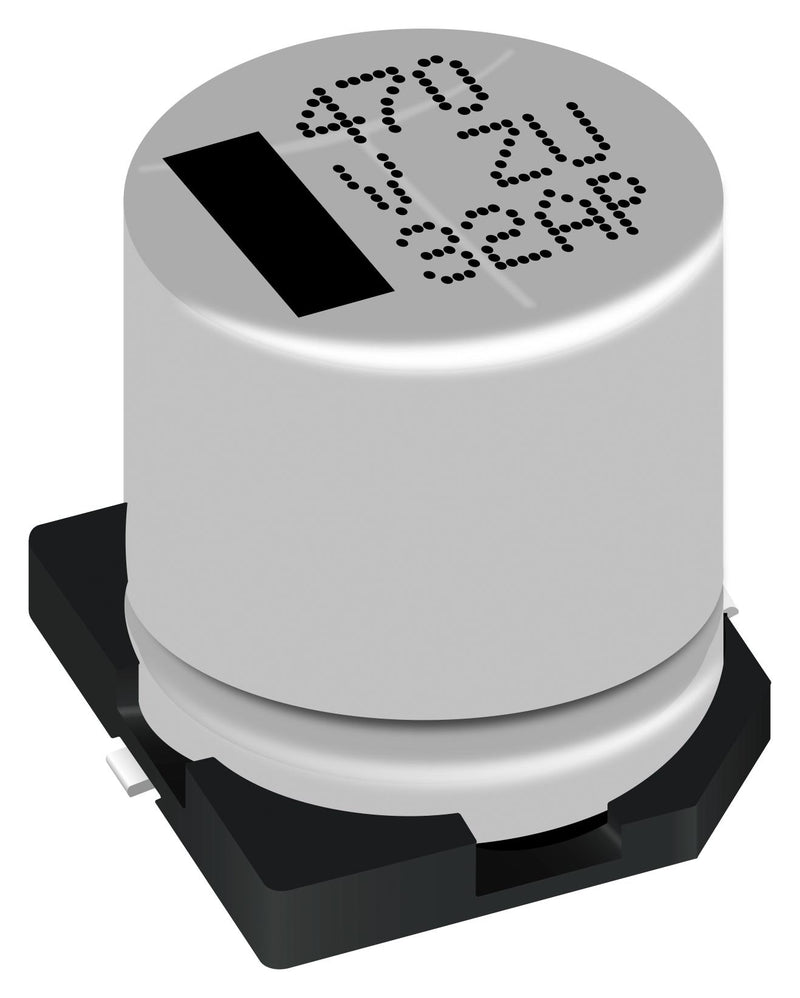 PANASONIC EEHZU1H181UP Hybrid Aluminium Electrolytic Capacitor, 180 &micro;F, &plusmn; 20%, 50 V, Radial Can - SMD, 0.012 ohm