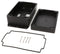 HAMMOND 1550Z116FBK Metal Enclosure, w/ Flange, Instrument, Diecast Aluminium, 160 mm, 100 mm, 60 mm, IP66, IP67, IP68