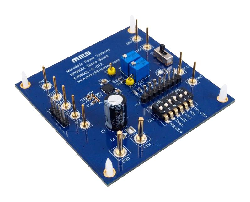 MONOLITHIC POWER SYSTEMS (MPS) EV6600L-R-01A Evaluation Board, MP6600LGR, Bipolar Stepper Motor Driver