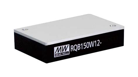 MEAN WELL RQB150W12-110S54 Isolated Through Hole DC/DC Converter, ITE, Industrial & Railway, Quarter Brick, 12:1, 150 W
