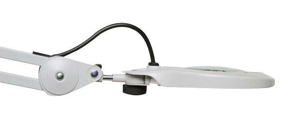 GLAMOX LUXO LFM LED G2 3 DIOPTER Magnifier Light, Illuminated, 10W LED, 3.5 Diopter, 1050mm Adjustable Arm, White, EU/UK