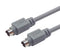 L-COM CSMD8MM-3 Computer Cable, Mini-DIN Plug, 8 Way, Mini-DIN Plug, 8 Way, 3 ft, 914.4 mm, Grey, CSMD8MM Series