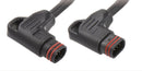 MULTICOMP PRO MP013714 Sensor Cable, IP67, 3A, PVC, R Type 90&deg; Plug, Free End, 8 Positions, 300 mm, 11.8 "