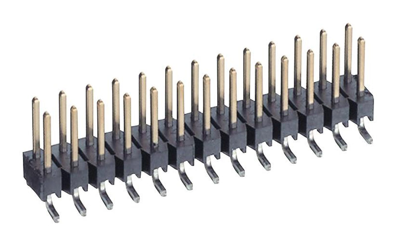 AMP - TE CONNECTIVITY 2-146134-1 Pin Header, Board-to-Board, 2.54 mm, 2 Rows, 30 Contacts, Surface Mount Straight, AMPMODU MOD II