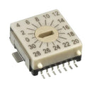 APEM P56SMT163TR Rotary Coded Switch, Surface Mount, 32 Position, 24 V, 100 mA